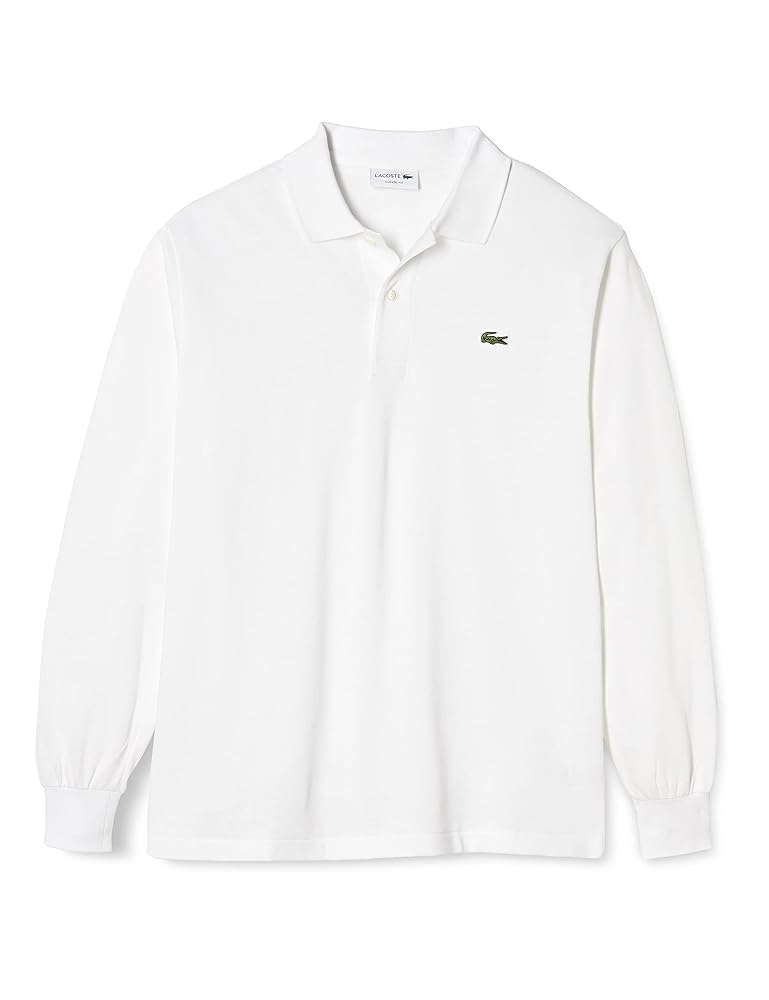 LACOSTE ホワイトポロシャツ L1312AL-001 LACOSTE ホワイトポロシャツ L1312AL-001 LACOSTE ホワイト